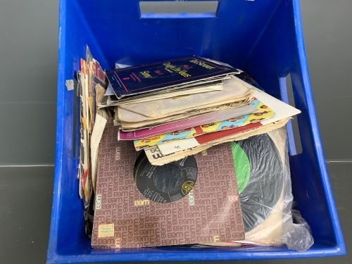 Large Asstd Lot of 60's, 70's and 80's 45RPM Singles