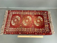 Hand Knotted Turkish Wool Prayer Rug