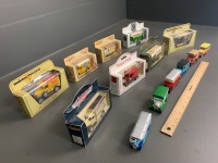 Asstd Lot of Matchbox and Lledo Models of Yesteryear - Some Boxed - App. 14 in Total - 2