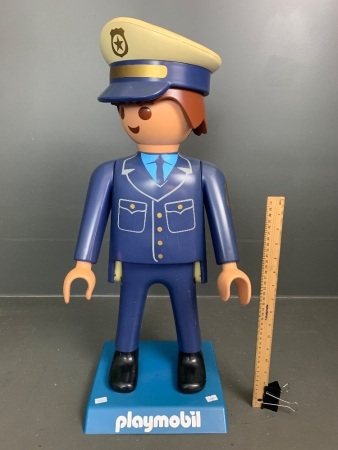 Large Playmobil Articulated Shop Display Model - Policeman