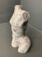 Decorator Glazed Pottery Torso - 2