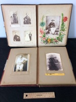 2 Antique Photo Albums with Old Photographs - 4