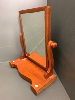 Vintage Red Cedar Vanity Mirror - 2