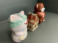 3 Asstd Large Ceramic Cookie Jars - 4