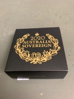 Perth Mint 2020 Australian Gold Sovereign Proof Coin Unopened in Box - 4