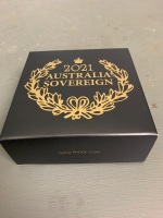 Perth Mint 2021 Australian Gold Sovereign Proof Coin Unopened in Box - 5