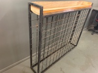 Commercial Steel Wine Rack with Ply Display Top (as is) - 3