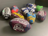 Collection of Themed NRL Footballs - 2