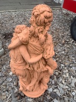 Terracotta Mother & Children Statue - 3