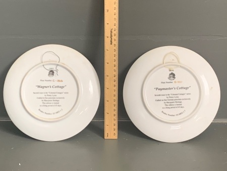 Macquarie Heritage Porcelain Wall Plates x 2