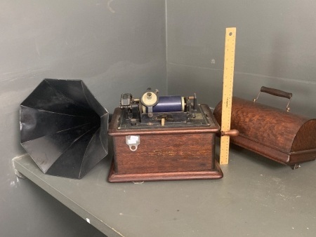 Antique Thomas Edison Phonograph