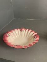 Staffordshire Ironstone Wash Basin & Jug with Roses - 4