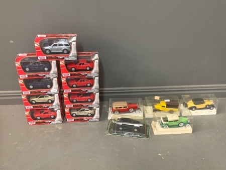 14 Boxed Diecast Cars 1/43 Scale (4 from France)