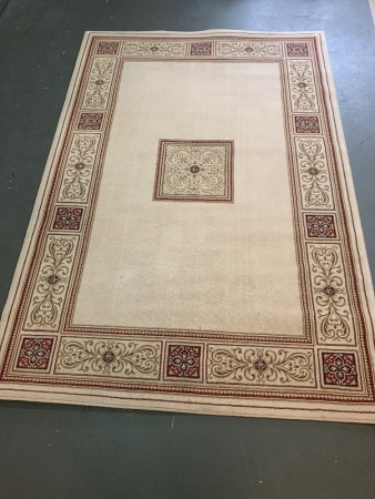 Orient Brand Rug - Cream and Red - Made in Egypt