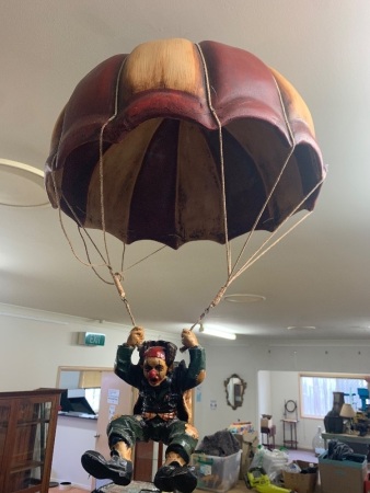 Vintage Resin Parachute Clown