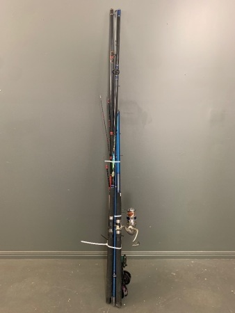 Fishing Rod Lot (3 x Surf and 3 x Fly Fishing)