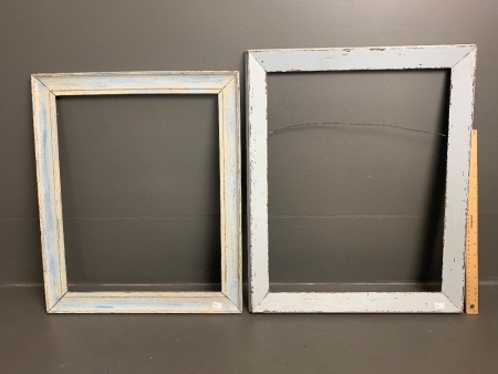 2 Victorian Painted Timber Picture Frames