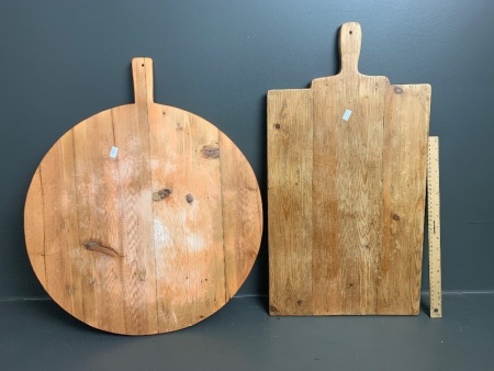 2 Timber Serving Boards