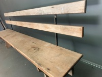 Timber Bench Seat with Steel Frame - 3