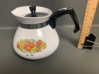 Collectable Corning Ware "Spice of Life - Le The" Design Teapot with Infuser - 2