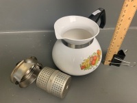 Collectable Corning Ware "Spice of Life - Le The" Design Teapot with Infuser - 3