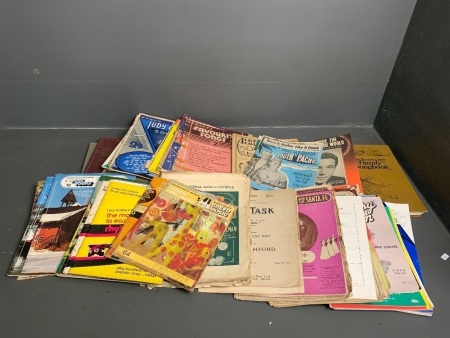 Large Collection of Sheet Music - Various Genre's 