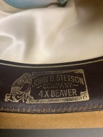 Lined Stetson 4 X Beaver Fur Hat + 1 Other - 3