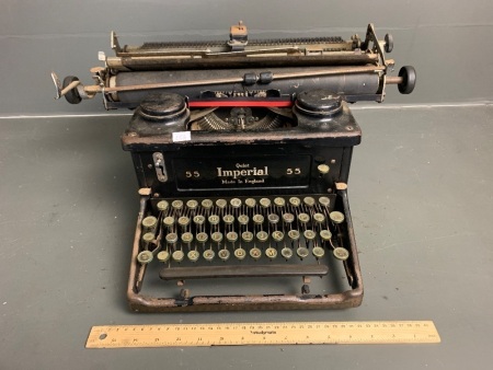 Antique 'Quiet Imperial 55' Typewriter for Restoration