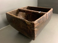 Wooden Food Bin with handle from Shandong province, c1910 - All restorations done by artisans - 2