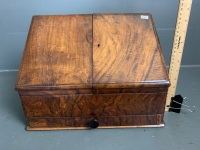 Walnut Desktop Stationary Cabinet C1890