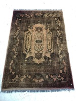 Hand Woven Khalmahamdi Wool Afghan Rug