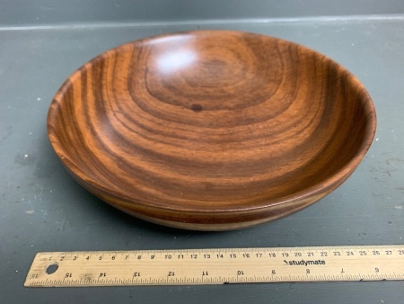 Large Hand Turned Jarrah Serving Bowl