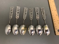 6 Commerative Malaya Teaspoons - 2