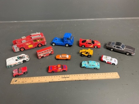 Lot of Toy Cars/Trucks inc Corgi, Dinky, Matchbox, 