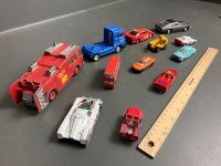 Lot of Toy Cars/Trucks inc Corgi, Dinky, Matchbox,  - 2