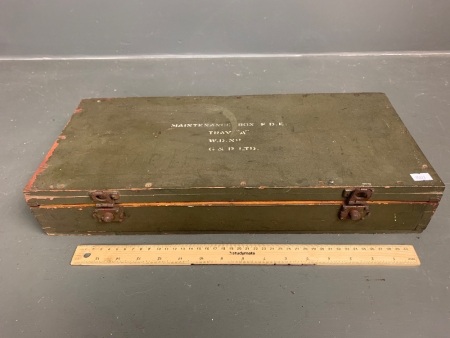 WW2 Millitary Engine Maintenance Box (Rare)