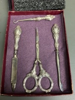 Hallmarked Sterling Silver Manicure Set