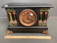 Vintage Mantel Clock with Key