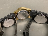 3 Men's Wrist Watches inc. Agnis B, Swiss Eagle and Swiss Military - 3