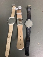 3 Womens Wrist Watches inc. Fossil, Skagen and Tissot - 6