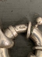 Large Silver Bracelet - Marked 925 and 999 - 3