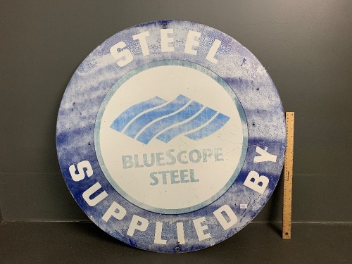 Bluescope Steel Tin Sign