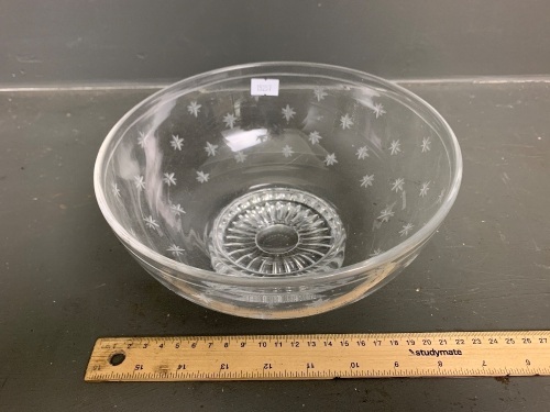 Stuart Crystal Startime Pattern Bowl