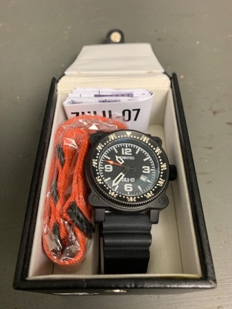 Trintec Watch, Zulu-07 Pro Black - New in Original Box