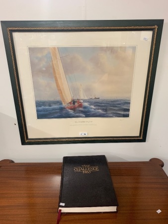 'The America's Cup 1983' Print and Book