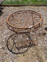 Wrought Iron Outdoor Table