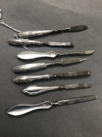 Collection of 7 Sterling Silver Handled Manicure Pieces