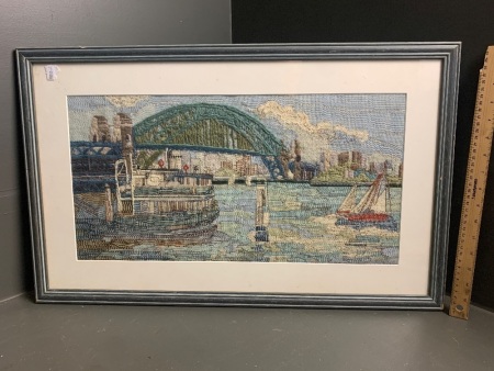 Sydney Harbour Bridge Framed Tapestry