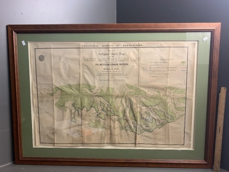 Geological Survey of Queensland 1895 - Desert Sandstone Tableland by Robert L Jade