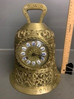 Late 19th Century Paris France Cast Bronze Bell Clock. - 2